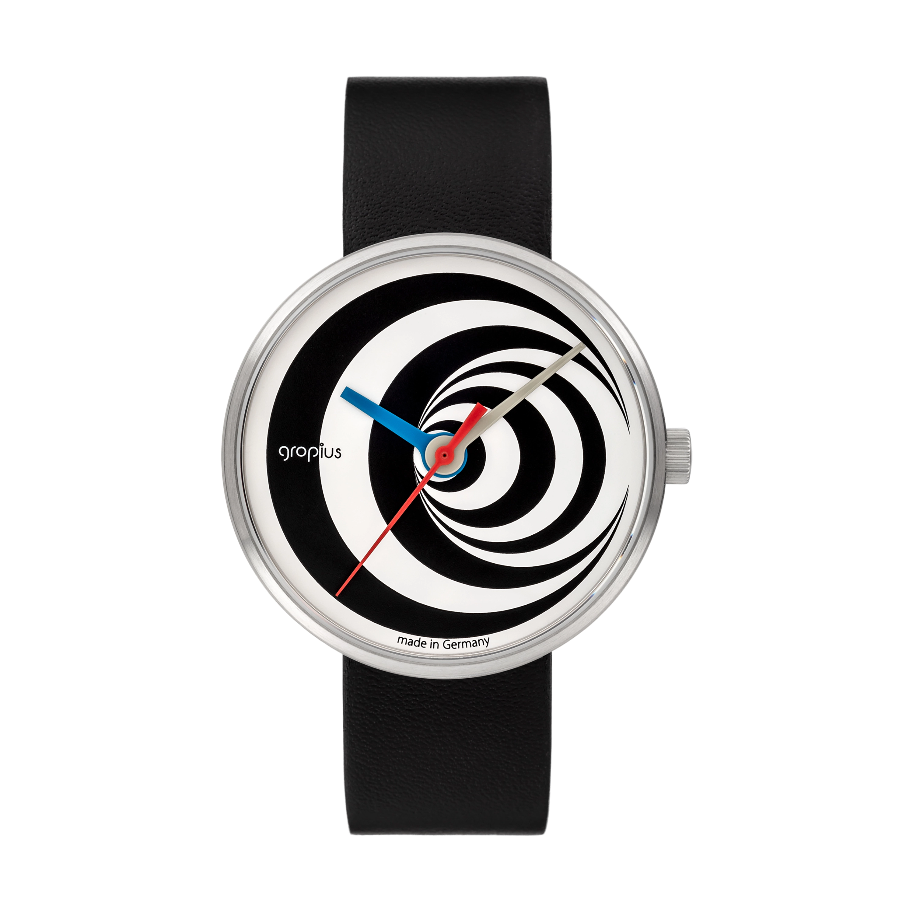 Walter Gropius Uhr Excentric Lederband WG 002-04