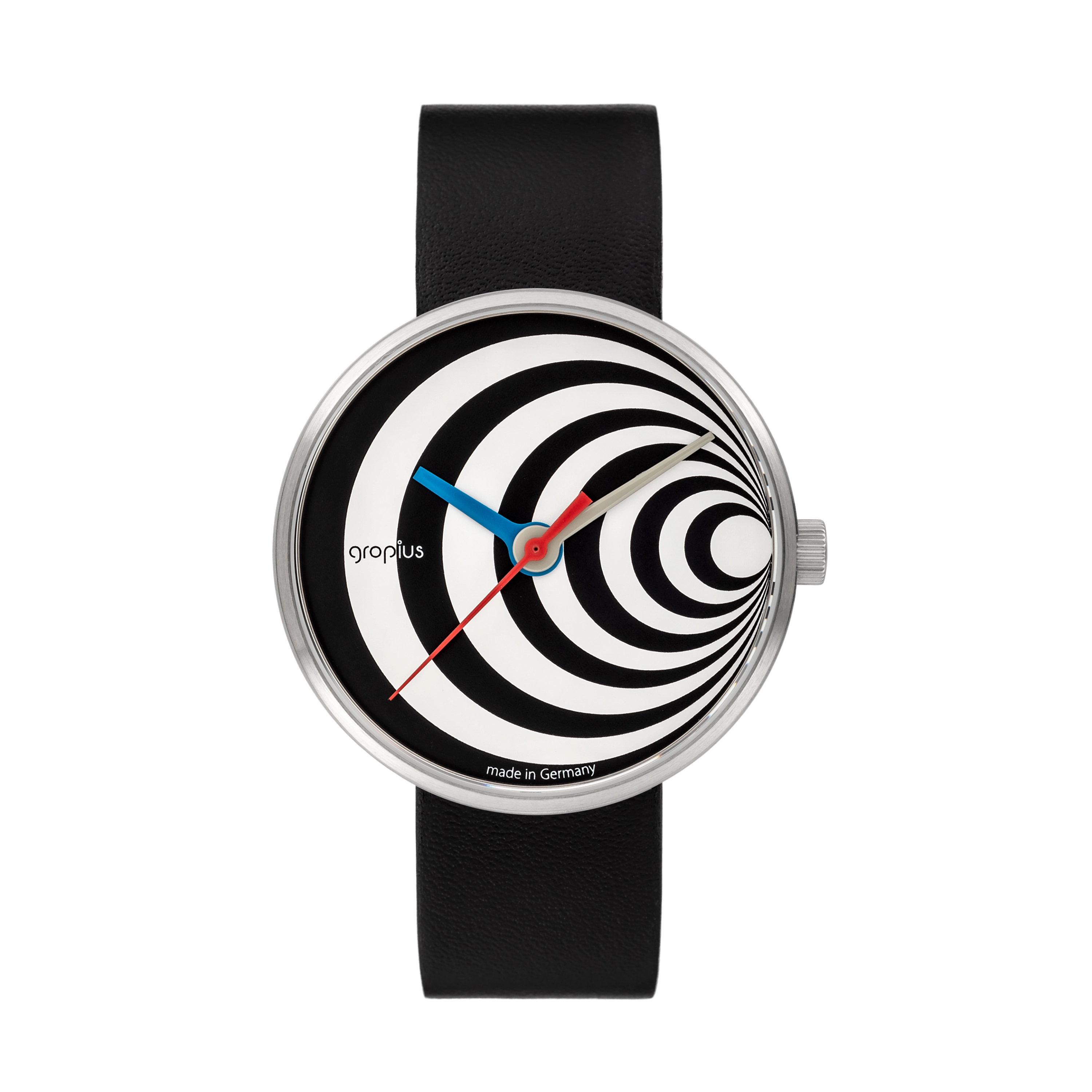 Walter Gropius Uhr Excentric Lederband WG 002-02