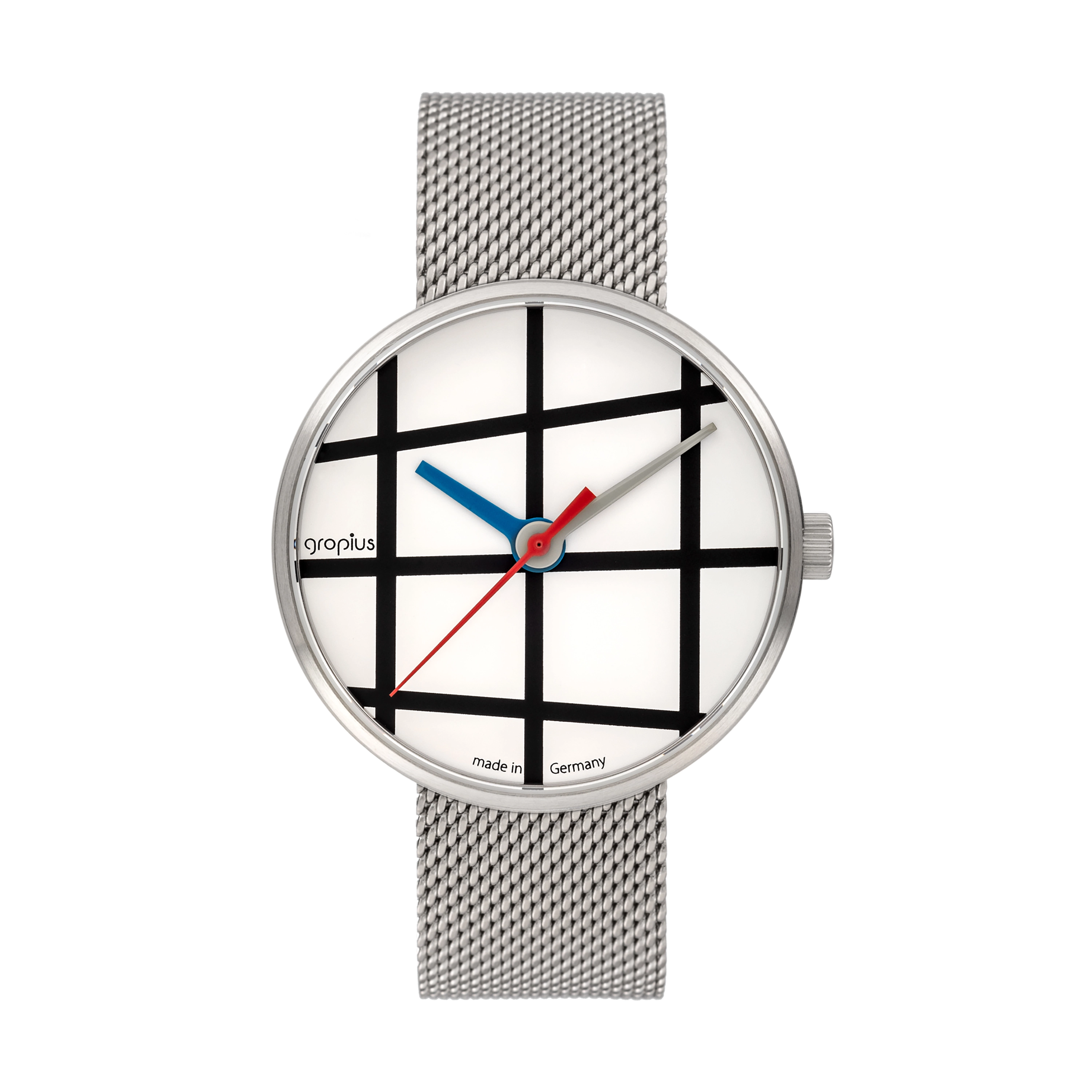 Walter Gropius Uhr Window Meshband WG 001-01M