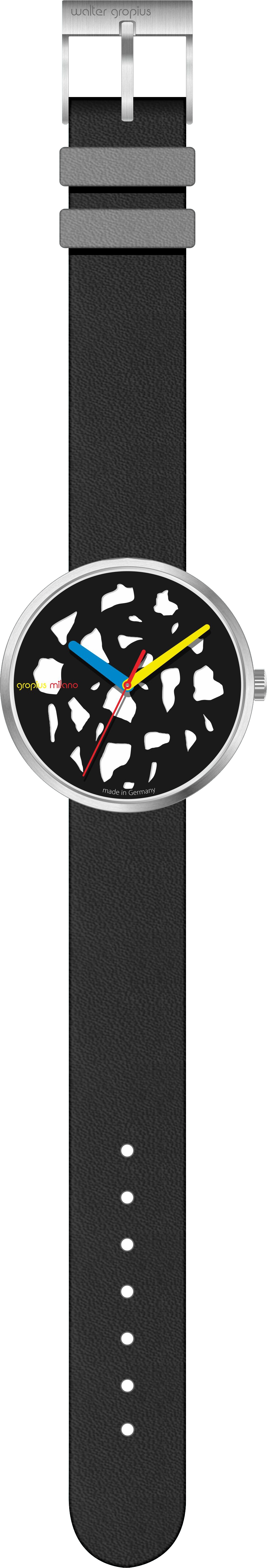 Walter Gropius Uhr Rohe Materialien LB WG 023-01 