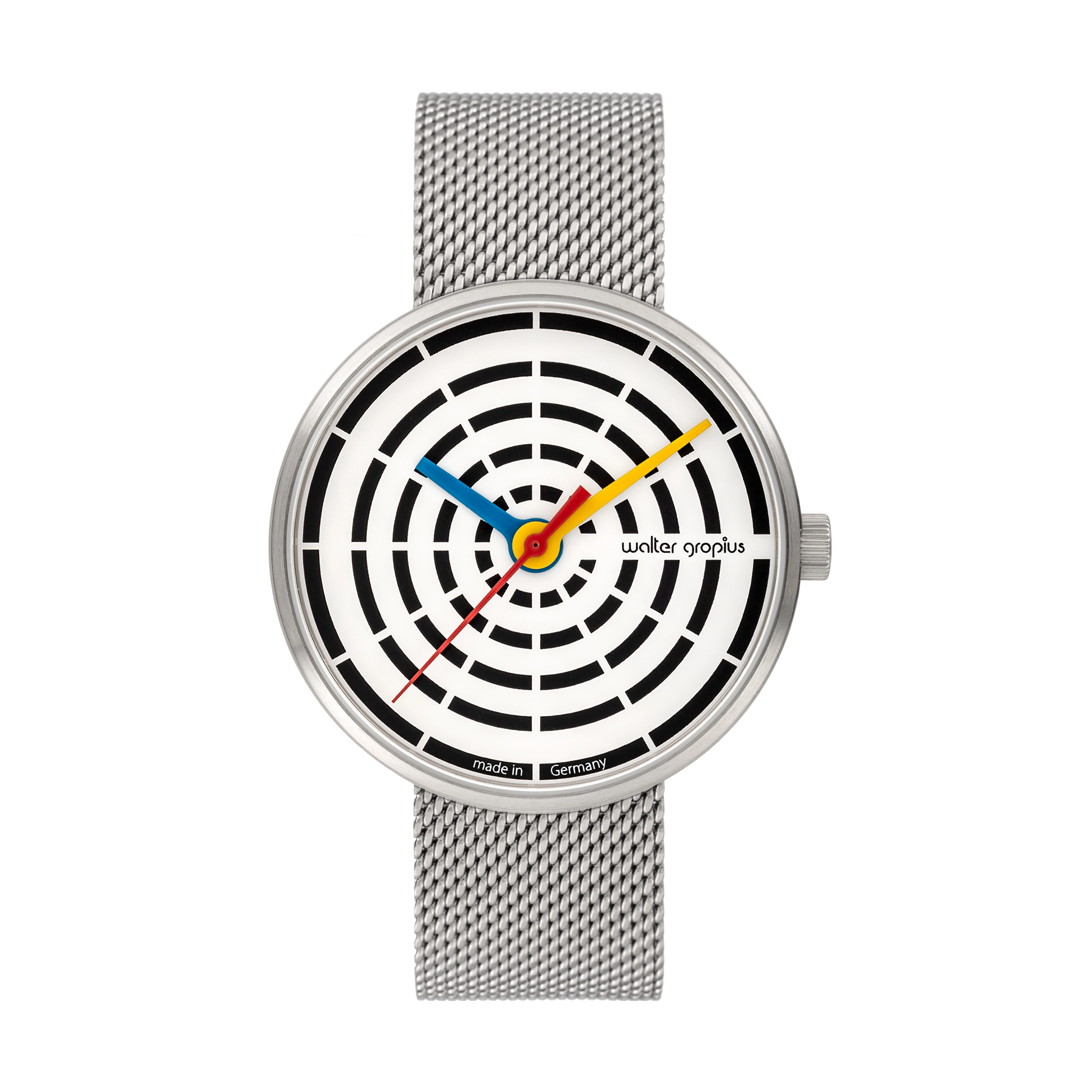 Walter Gropius Uhr Space Loops Meshband WG 003-01M 